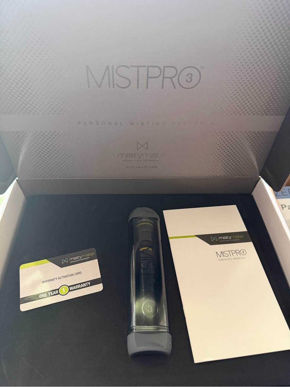 MistyMate MISTPRO 3 Personal Misting System - Gray